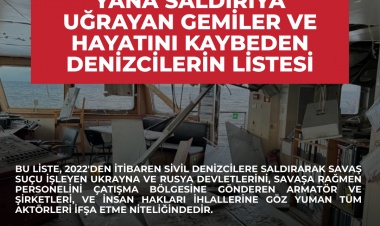 RUSYA-UKRAYNA SAVAŞI BAŞLADIĞINDAN BU YANA SALDIRIYA UĞRAYAN GEMİLER VE HAYATINI KAYBEDEN DENİZCİLERİN LİSTESİ